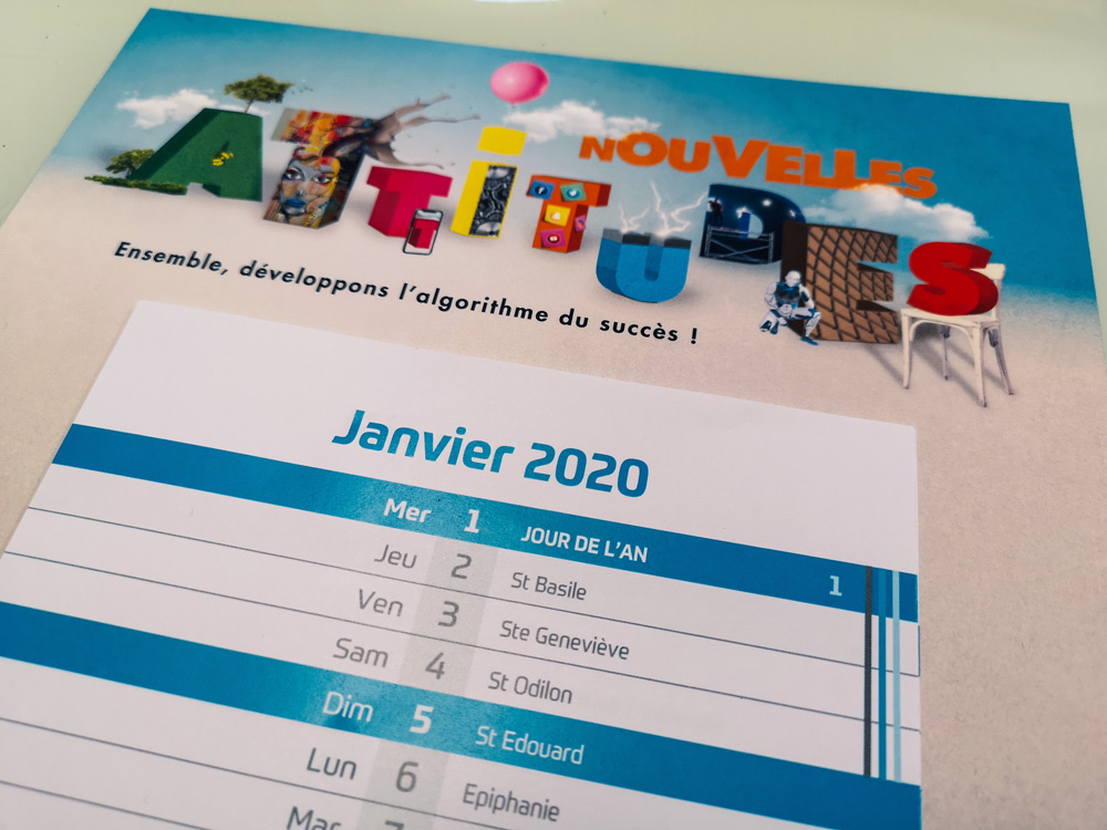 Calendrier Déclic 2020