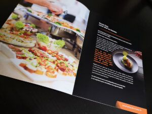 Brochure de présentation Un chef au bureau