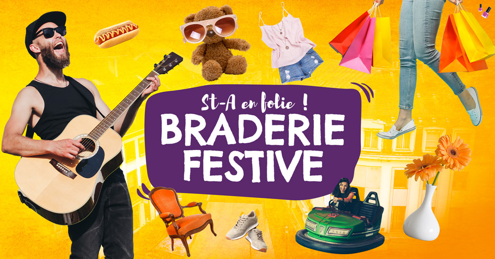 Braderie festive des commerçants visuel 2020