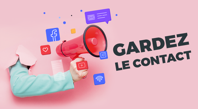 gardez le contact grâce au digital avec déclic communication