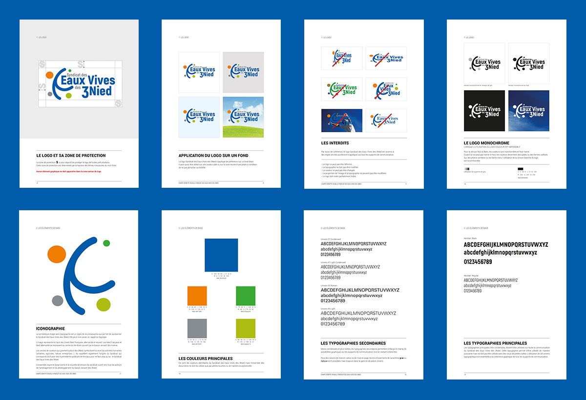 charte utilisation logo Syndicat des eaux vives des 3 Nieds