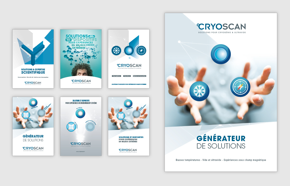 Etude et creation charte graphique Cryoscan