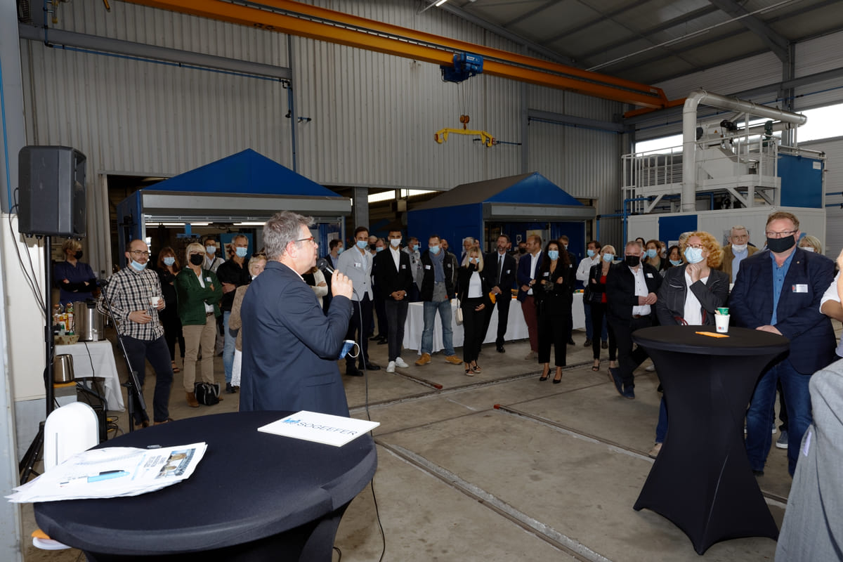 inauguration des ateliers sogeefer avec déclic communication