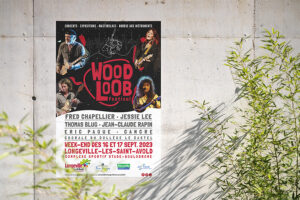 Affiche du festival Woodloob 2023 à Longeville-lès-Saint-Avold